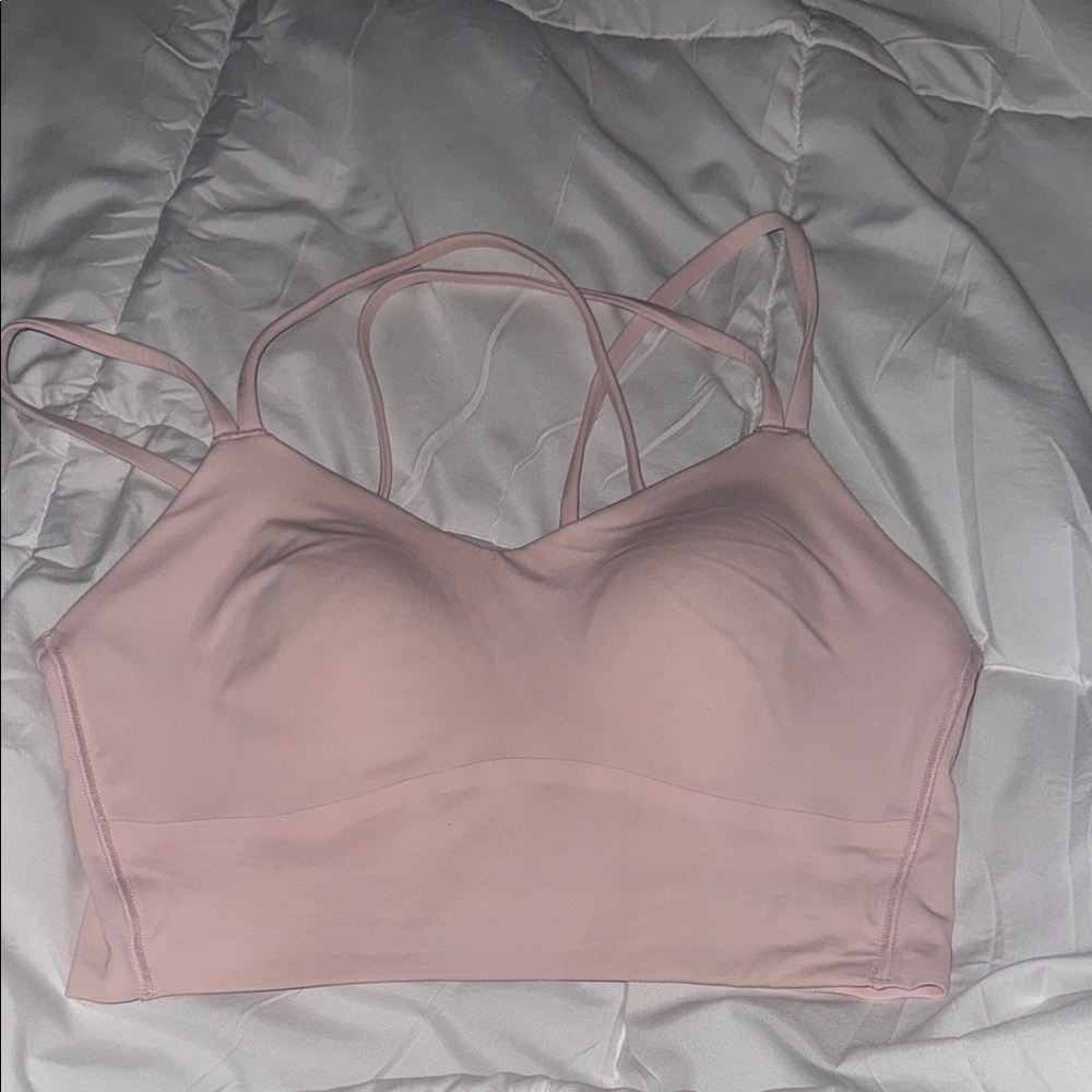 Lululemon Strawberry Milkshake Like A Cloud Sports Bra